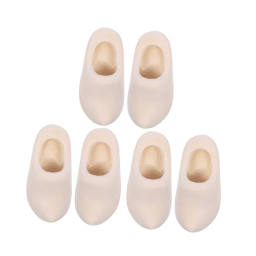 Homoyoyo 3 Paare Miniature Holzschuhe Unlackierte Klompen für Puppenhaus DIY Projekte Dekoration für Kreative Bastelideen Homoyoyo 3 Paare Miniature Holzschuhe Unlackierte Klompen für Puppenhaus DIY Projekte Dekoration für Kreative Bastelideen von Homoyoyo