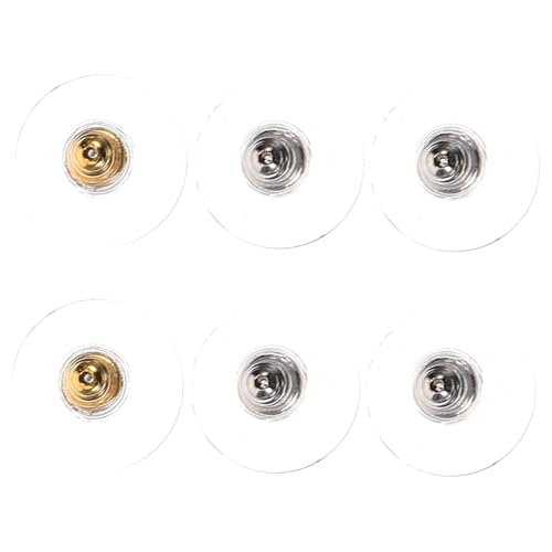 Homoyoyo 3 Paare Ohrstecker Stopper Ohrring Verschlüsse Ersatz für Ohrstecker Sicher und Langlebig Transparent Schmuckzubehör für Damen und Herren Homoyoyo 3 Paare Ohrstecker Stopper Ohrring Verschlüsse Ersatz für Ohrstecker Sicher und Langlebig Transparent Schmuckzubehör für Damen und Herren von Homoyoyo