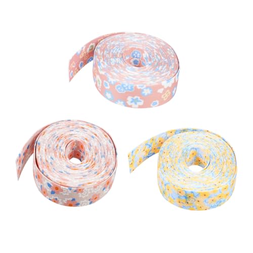 Homoyoyo 3 Rollen Blumenmuster Geschenkband À Doppelseitiges DIY Craft Band für Feste Partys und Bastelprojekte Langlebig und Wiederverwendbar für Verpackungen und Dekoration Homoyoyo 3 Rollen Blumenmuster Geschenkband À Doppelseitiges DIY Craft Band für Feste Partys und Bastelprojekte Langlebig und Wiederverwendbar für Verpackungen und Dekoration von Homoyoyo