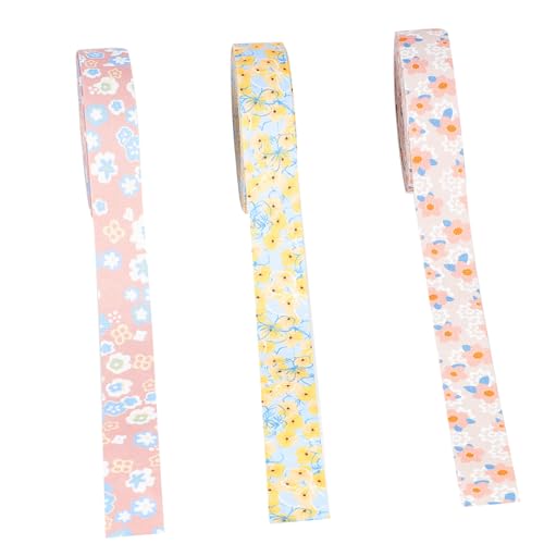 Homoyoyo 3 Rollen Blumenmuster Schleifenband pro Dekoratives DIY Geschenkband für Party Deko Leichtes Langlebiges Bastelband für Verpackung und Scrapbooking Homoyoyo 3 Rollen Blumenmuster Schleifenband pro Dekoratives DIY Geschenkband für Party Deko Leichtes Langlebiges Bastelband für Verpackung und Scrapbooking von Homoyoyo
