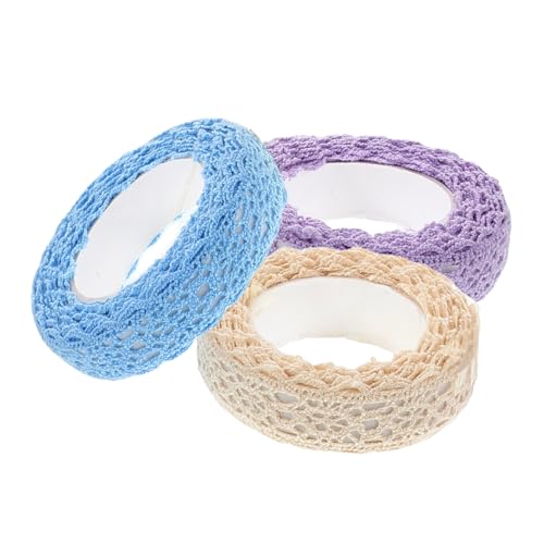 Homoyoyo 3 Rollen Fotorahmen Spitze elegante Spitzenbänder DIY-Bänder basteln Scrapbooking-Spitzenband DIY Spitzenbänder Tuch Vintage-Spitzenband Spitze zum Scrapbooking Stoffspitze Homoyoyo 3 Rollen Fotorahmen Spitze elegante Spitzenbänder DIY-Bänder basteln Scrapbooking-Spitzenband DIY Spitzenbänder Tuch Vintage-Spitzenband Spitze zum Scrapbooking Stoffspitze von Homoyoyo