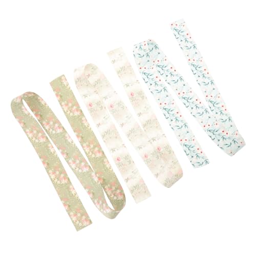 Homoyoyo 3 Rollen Frühlingsblumen-blumenband Dünnes Band Bulk-band Verdrahtet Durchsichtiges Chiffonband Girlande Schüttgut Hochzeit Bänder Zum Verpacken Dekorationen Weißes Band Stoff Homoyoyo 3 Rollen Frühlingsblumen-blumenband Dünnes Band Bulk-band Verdrahtet Durchsichtiges Chiffonband Girlande Schüttgut Hochzeit Bänder Zum Verpacken Dekorationen Weißes Band Stoff von Homoyoyo