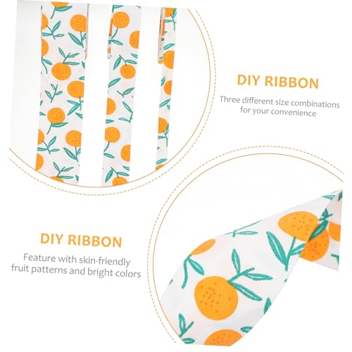 Homoyoyo 3 Rollen Geschenkband mit Fruchtmuster Doppelseitiges DIY Dekoband für Geschenkverpackung Partydekoration Hochzeiten und Bastelarbeiten Homoyoyo 3 Rollen Geschenkband mit Fruchtmuster Doppelseitiges DIY Dekoband für Geschenkverpackung Partydekoration Hochzeiten und Bastelarbeiten von Homoyoyo