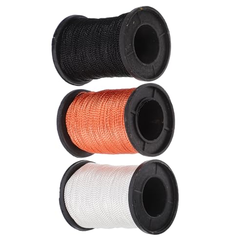 Homoyoyo 3 Rollen Robustes Nähgarn für Handnäharbeiten und Lederreparaturen Multifunktionales Handnähgarn für Diy Projekte Buchbindung und Schuhreparatur Spule von Homoyoyo