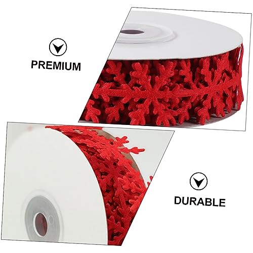 Homoyoyo 3 Rollen Schneeflocken Geschenkband Weihnachtsdeko pro Rot Grün Weiß Hochdichtes Band für Geschenkverpackung Party Diy Basteln Homoyoyo 3 Rollen Schneeflocken Geschenkband Weihnachtsdeko pro Rot Grün Weiß Hochdichtes Band für Geschenkverpackung Party Diy Basteln von Homoyoyo