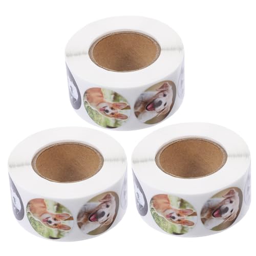 Homoyoyo 3 Rollen Selbstklebende Siegelaufkleber Dekorative Belohnungssticker für Geschenkverpackungen Vielseitige Versiegelnde Etiketten für Umschläge Basteln und Partydekoration Homoyoyo 3 Rollen Selbstklebende Siegelaufkleber Dekorative Belohnungssticker für Geschenkverpackungen Vielseitige Versiegelnde Etiketten für Umschläge Basteln und Partydekoration von Homoyoyo