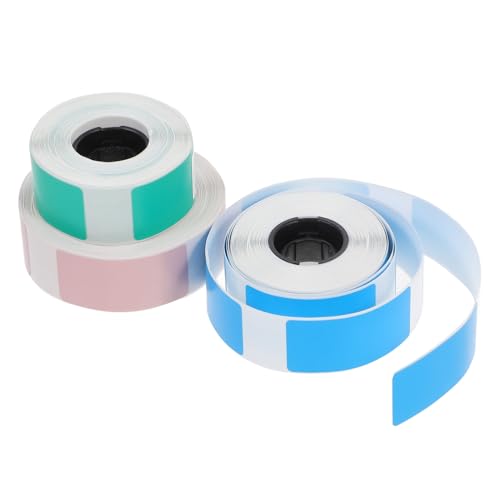 Homoyoyo 3 Rollen Thermopapier Etiketten Selbstklebende Drucketiketten für Kleine Unternehmen Adressetiketten Hochwertige Thermoetiketten mit Klarer Druckqualität Etiketten von Homoyoyo