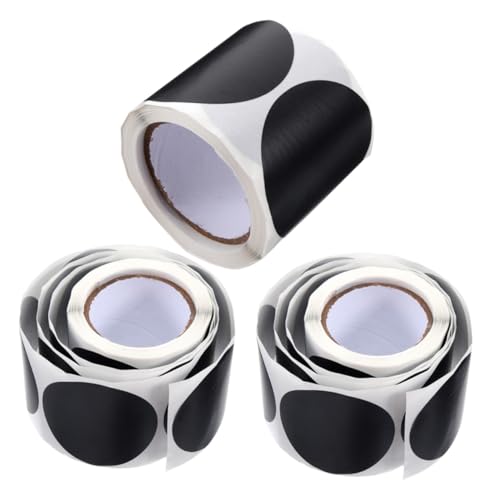 Homoyoyo 3 Rollen Wiederverwendbare Runde Küchenaufkleber für Gewürzgläser Abwischbare Schwarze Tafellabels Blanko Selbstklebende Etiketten für Gewürzbehälter mit Je Vielseitig Kompatibel Homoyoyo 3 Rollen Wiederverwendbare Runde Küchenaufkleber für Gewürzgläser Abwischbare Schwarze Tafellabels Blanko Selbstklebende Etiketten für Gewürzbehälter mit Je Vielseitig Kompatibel von Homoyoyo