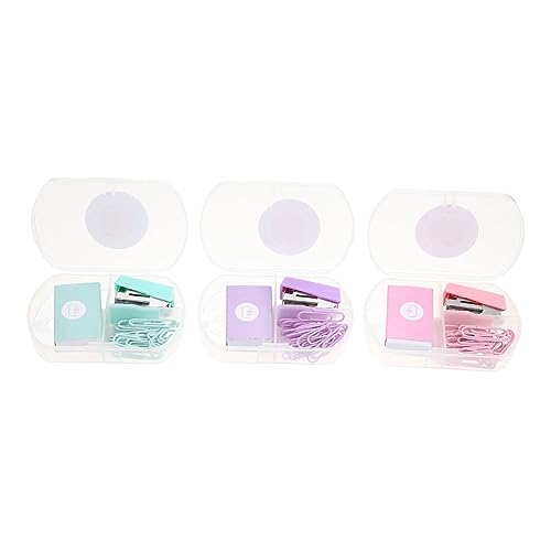 Homoyoyo 3 Sätze Büroklammer Set Bunte Hefter Clips mit Langlebigen Heftklammern Dekorative Papierhalter für Schule Büro und Zuhause Einfach zu Nutzen und Sicher Vielseitiges Heftgerät Homoyoyo 3 Sätze Büroklammer Set Bunte Hefter Clips mit Langlebigen Heftklammern Dekorative Papierhalter für Schule Büro und Zuhause Einfach zu Nutzen und Sicher Vielseitiges Heftgerät von Homoyoyo