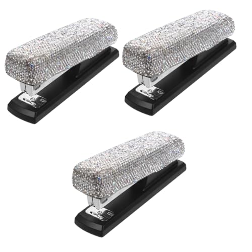 Homoyoyo 3 Sätze Diamond Heftler Hefter für Schreibtisch Heftwerkzeug Schreibtischzubehör kompakter Hefter Tischhefter Nähhefter Handgehaltes Hefter winziger Hefter Mini Hefter Strasssteine Homoyoyo 3 Sätze Diamond Heftler Hefter für Schreibtisch Heftwerkzeug Schreibtischzubehör kompakter Hefter Tischhefter Nähhefter Handgehaltes Hefter winziger Hefter Mini Hefter Strasssteine von Homoyoyo