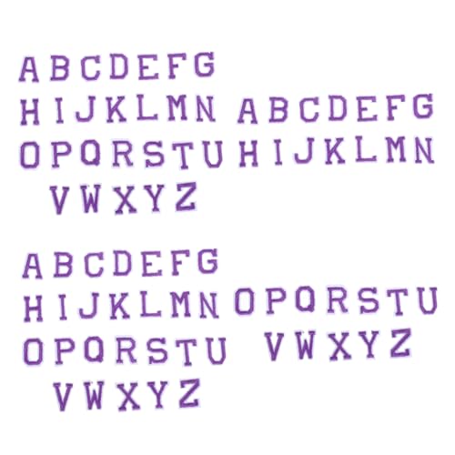 Homoyoyo 3 Sätze Filzbuchstaben A-z Aufnäher zum Aufbügeln Lila Weiche Langlebige Alphabet Patches für Kleidung Jacken Taschen Hemden Rucksäcke für DIY Reparatur und Dekoration Homoyoyo 3 Sätze Filzbuchstaben A-z Aufnäher zum Aufbügeln Lila Weiche Langlebige Alphabet Patches für Kleidung Jacken Taschen Hemden Rucksäcke für DIY Reparatur und Dekoration von Homoyoyo