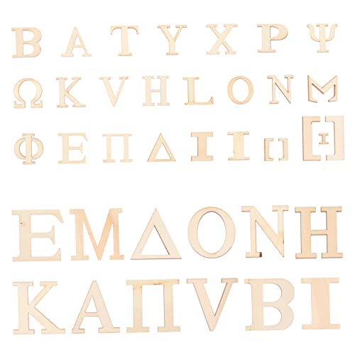 Homoyoyo 3 Sätze Griechische Buchstaben Holzschneider Set Diy Bastelmaterial Für Kindergeburtstage Weihnachtsdekoration Und Schulprojekte Unbehandelte Holzbuchstaben Für 72 Stück * 3 Homoyoyo 3 Sätze Griechische Buchstaben Holzschneider Set Diy Bastelmaterial Für Kindergeburtstage Weihnachtsdekoration Und Schulprojekte Unbehandelte Holzbuchstaben Für 72 Stück * 3 von Homoyoyo