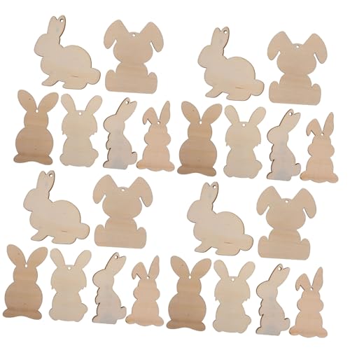 Homoyoyo 3 Sätze Ostern Holzfiguren Bastelset Unfertige Holzhasen Anhänger Diy Bemalbar Leichte Holzteile zum Dekorieren und Handwerken für Kreative Ostern Dekoration Homoyoyo 3 Sätze Ostern Holzfiguren Bastelset Unfertige Holzhasen Anhänger Diy Bemalbar Leichte Holzteile zum Dekorieren und Handwerken für Kreative Ostern Dekoration von Homoyoyo