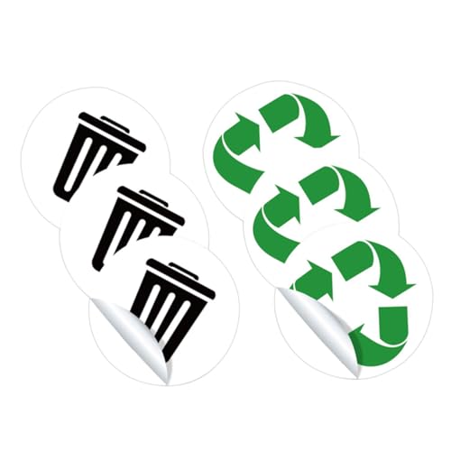 Homoyoyo 3 Sätze Recycling Aufkleber PVC Mülltonnen Etiketten Selbstklebend Mülltrennung Beschriften Innen und Außen Umweltfreundlich Homoyoyo 3 Sätze Recycling Aufkleber PVC Mülltonnen Etiketten Selbstklebend Mülltrennung Beschriften Innen und Außen Umweltfreundlich von Homoyoyo