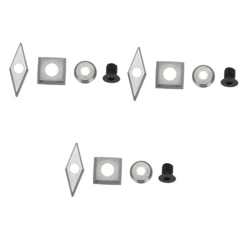 Homoyoyo 3 Sätze Wolframkarbid-rundklinge Verbindung Klinge Mit Hartmetalleinsätzen Drehen Maschinist Schlüssel Hobel Holzbearbeitung Maschine Cutter Drehwerkzeugeinsätze Silver 4 Stück * 3 Homoyoyo 3 Sätze Wolframkarbid-rundklinge Verbindung Klinge Mit Hartmetalleinsätzen Drehen Maschinist Schlüssel Hobel Holzbearbeitung Maschine Cutter Drehwerkzeugeinsätze Silver 4 Stück * 3 von Homoyoyo