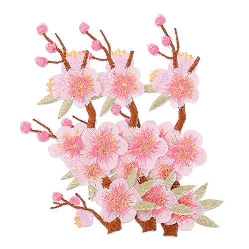 Homoyoyo 3 Stück Bestickte Wintersweet Blumen Stickerei Aufnäher zum Aufbügeln DIY Kleidung Patches für Jacken Jeans Taschen Textilgestaltung und Reparatur Homoyoyo 3 Stück Bestickte Wintersweet Blumen Stickerei Aufnäher zum Aufbügeln DIY Kleidung Patches für Jacken Jeans Taschen Textilgestaltung und Reparatur von Homoyoyo
