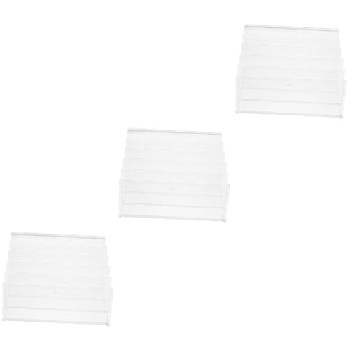 Homoyoyo 3 Stück Buchstützen aus Acryl Multifunktionale Buchhalter für Schreibtisch und Büro Stabiler Aktenordner und Dekorativer Bücherorganizer für Bücher und Dokumente von Homoyoyo
