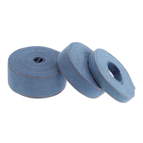 Homoyoyo 3 Stück Denim-gurtband Blaues Drahtband Party Schleife Trimmen Stoff Bequemes Haarband Dekorativ Blaues Band Praktisches Paketband Blue Denim Aus Polyester-baumwolle Homoyoyo 3 Stück Denim-gurtband Blaues Drahtband Party Schleife Trimmen Stoff Bequemes Haarband Dekorativ Blaues Band Praktisches Paketband Blue Denim Aus Polyester-baumwolle von Homoyoyo