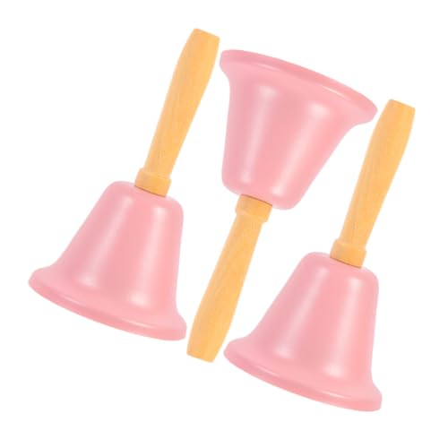 Homoyoyo 3 Stück Handklingel Glocke Laut Dekoration Ältere Glocke Service Klimpern Schulglocke Abendessen Diener Mit Restaurant Call Bell Handrufglocke Für Klingeln Schule Glocken Holz Rosa Homoyoyo 3 Stück Handklingel Glocke Laut Dekoration Ältere Glocke Service Klimpern Schulglocke Abendessen Diener Mit Restaurant Call Bell Handrufglocke Für Klingeln Schule Glocken Holz Rosa von Homoyoyo