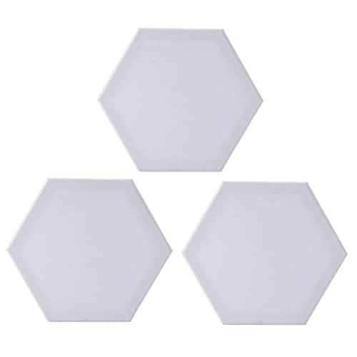 Homoyoyo 3 Stück Hexagon Künstlerleinwand Baumwoll Malbrett Dicke Skizzenplatte für Öl und Acrylfarben Selbstgemacht Malzubehör für Künstler Transportabel und Homoyoyo 3 Stück Hexagon Künstlerleinwand Baumwoll Malbrett Dicke Skizzenplatte für Öl und Acrylfarben Selbstgemacht Malzubehör für Künstler Transportabel und von Homoyoyo