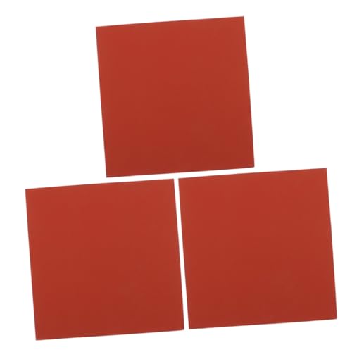 Homoyoyo 3 Stück Hitzebeständige Rubber Matte Isolierende Langlebige Transferpresse Unterlage Temperaturresistent Aging Stoßdämpfend für Heißpressmaschinen von Homoyoyo