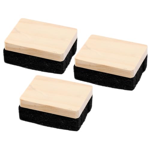 Homoyoyo 3 Stück Holz Tafeln Radierer Multifunktionale Kleine Kreidetafel Radierer für Schule und Büro Leicht und Tragbar Langlebiges Filzmaterial Homoyoyo 3 Stück Holz Tafeln Radierer Multifunktionale Kleine Kreidetafel Radierer für Schule und Büro Leicht und Tragbar Langlebiges Filzmaterial von Homoyoyo