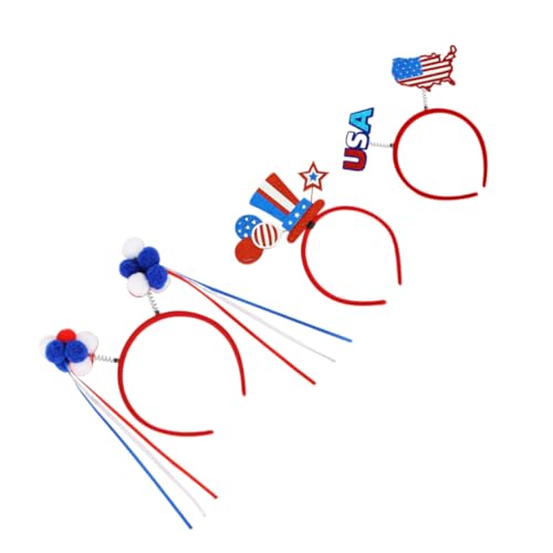 Homoyoyo 3 Stück Kopfschmuck Stirnbänder Zum Amerikanischen Unabhängigkeitstag Patriotisches Party Stirnband Usa Haarbänder Amerikanisches Stirnband Patriotischer Haarreifen Homoyoyo 3 Stück Kopfschmuck Stirnbänder Zum Amerikanischen Unabhängigkeitstag Patriotisches Party Stirnband Usa Haarbänder Amerikanisches Stirnband Patriotischer Haarreifen von Homoyoyo