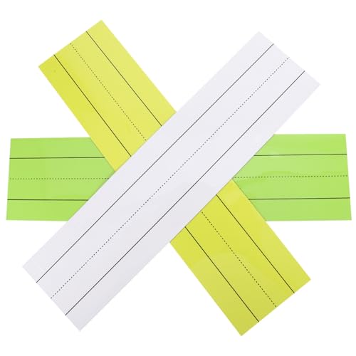 Homoyoyo 3 Stück Magnetische Memo Streifen für Whiteboard Selbstklebend Abwischbar Praktisches Organisationszubehör für Büro Schule und Zuhause Farbiges Weiß Zitronengelb Grün von Homoyoyo