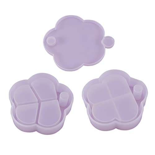 Homoyoyo 3 Stück Multifunktionale Epoxidharz Form für Schmuck DIY Bastelprojekte für Herstellung von Eleganten Drehbaren Schmuckboxen von Homoyoyo