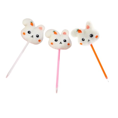 Homoyoyo 3 Stück Niedliche Hasen-kugelschreiber mit Plüsch-design Weiche Stofftier-ballpoint-pens für Büro Schule Party Angenehmes Glatte Schreibfunktion Charmante Kaninchenform Homoyoyo 3 Stück Niedliche Hasen-kugelschreiber mit Plüsch-design Weiche Stofftier-ballpoint-pens für Büro Schule Party Angenehmes Glatte Schreibfunktion Charmante Kaninchenform von Homoyoyo