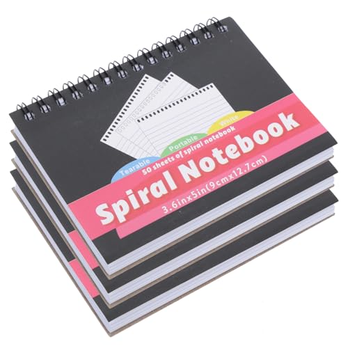 Homoyoyo 3 Stück Notizbuch Notizbilder kleiner Taschennotizblock kleines Taschenheft kleine Notizbücher kleines Notizblock kleiner spiralblock kleine Bücher Memo Note Papier Schwarz Homoyoyo 3 Stück Notizbuch Notizbilder kleiner Taschennotizblock kleines Taschenheft kleine Notizbücher kleines Notizblock kleiner spiralblock kleine Bücher Memo Note Papier Schwarz von Homoyoyo