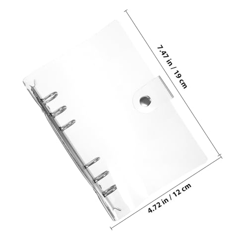 Homoyoyo 3 Stück PVC Binder Hülle Transparent Nachfüllbar Lose Notizbuch Schutzhülle Organizer Dokumentenmappe Schule Büro von Homoyoyo