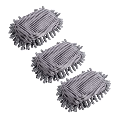 Homoyoyo 3 Stück Radiergummi Brettreiniger Kreidereiniger Whiteboard-staubtuch Brettwischer Reiniger Der Schulbehörde Schulmaterial Whiteboard-radierer Tafelreiniger Chenille Grey von Homoyoyo