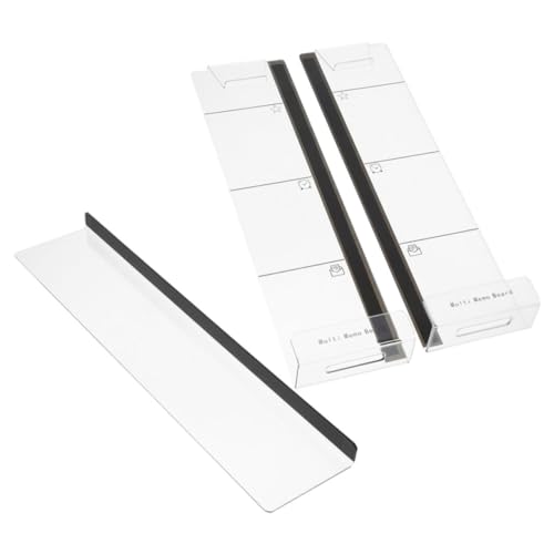 Homoyoyo 3 Stück Seitennotizenhalter für Computerbildschirm Kompakte Notiztafel für Schreibtischorganisation Design für Büro und Zuhause von Homoyoyo