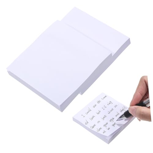 Homoyoyo 3 Stück Selbstklebende Haftnotizen Quadratische Weiße Klebezettel Stark Haftende Memo Pads für Büro und Schule Leicht Beschreibbar Vielseitig Einsetzbar Praktische Schreibtisch Homoyoyo 3 Stück Selbstklebende Haftnotizen Quadratische Weiße Klebezettel Stark Haftende Memo Pads für Büro und Schule Leicht Beschreibbar Vielseitig Einsetzbar Praktische Schreibtisch von Homoyoyo