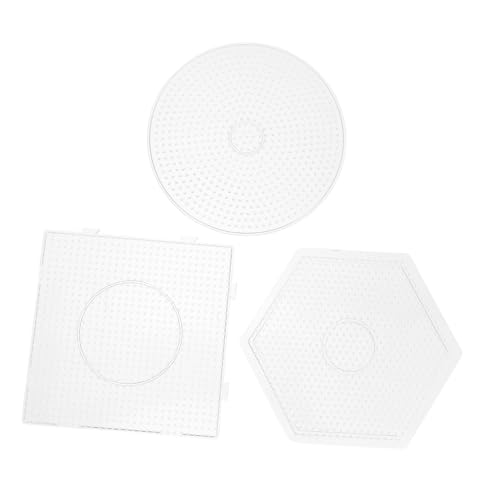 Homoyoyo 3 Stück Sicherungsperle Peg -vorstand Handwerk Pegboard-kit Perlenwerkzeug Für Peg Board Toy Stecktafeln Perlen-perlen-steckbrett Sicherungsleisten Vorlage von Homoyoyo