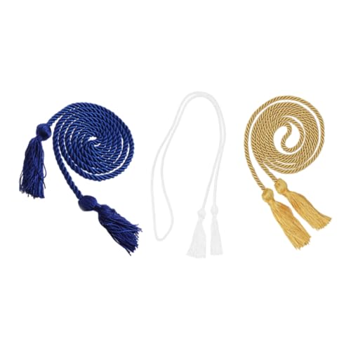 Homoyoyo 3 Stück Teiliges Abschluss ehrenkordel Weiß Royalblau und Gold Vielseitige Quasten für Abschlusskostüm und Deko Leichtes Partyzubehör für Fotorequisiten und Erinnerungen Homoyoyo 3 Stück Teiliges Abschluss ehrenkordel Weiß Royalblau und Gold Vielseitige Quasten für Abschlusskostüm und Deko Leichtes Partyzubehör für Fotorequisiten und Erinnerungen von Homoyoyo