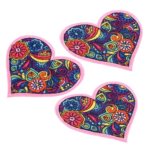 Homoyoyo 3 Stück Teiliges Bügelflicken Herzform Stickpatches zum Aufbügeln und Aufnähen Langlebige Textilapplikationen für Kleidung Rucksäcke Jeans DIY Reparatur und Dekoration Homoyoyo 3 Stück Teiliges Bügelflicken Herzform Stickpatches zum Aufbügeln und Aufnähen Langlebige Textilapplikationen für Kleidung Rucksäcke Jeans DIY Reparatur und Dekoration von Homoyoyo