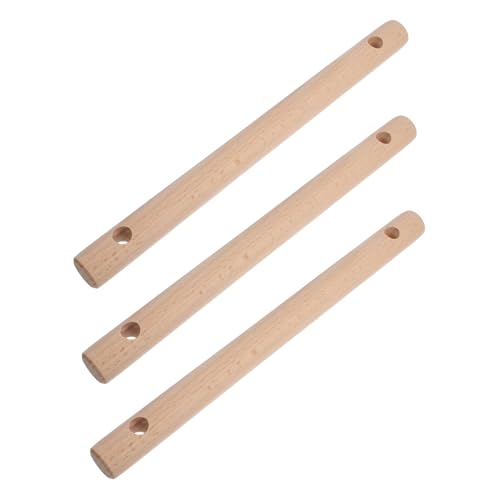 Homoyoyo 3 Stück Teiliges Holzstäbe für DIY Kletterseile Leitersprossen Robust Glatt Splintfrei Vielseitig für Bastelprojekte Holzleiter Ersatzstäbe Homoyoyo 3 Stück Teiliges Holzstäbe für DIY Kletterseile Leitersprossen Robust Glatt Splintfrei Vielseitig für Bastelprojekte Holzleiter Ersatzstäbe von Homoyoyo