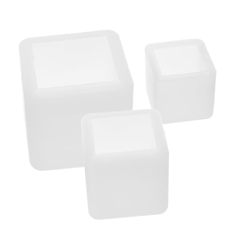 Homoyoyo 3 Stück Teiliges Quadratische Resinwürfel Formen aus Transparentem Silikon Tief Blasenfrei Einfach Entformbar Vielseitig für Epoxidharz Gießen Blumen Konservierung Kerzen und DIY Homoyoyo 3 Stück Teiliges Quadratische Resinwürfel Formen aus Transparentem Silikon Tief Blasenfrei Einfach Entformbar Vielseitig für Epoxidharz Gießen Blumen Konservierung Kerzen und DIY von Homoyoyo