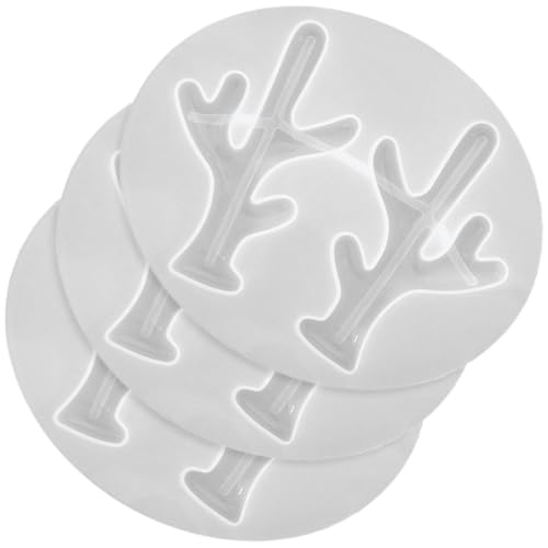 Homoyoyo 3 Stück Teiliges Silikon Antler Mold für DIY Haarreifen und Haarnadeln Flexible Langlebige Hirschgeweih Gießform Wiederverwendbar Geeignet für Epoxidharz und Weihnachtsdekoration Homoyoyo 3 Stück Teiliges Silikon Antler Mold für DIY Haarreifen und Haarnadeln Flexible Langlebige Hirschgeweih Gießform Wiederverwendbar Geeignet für Epoxidharz und Weihnachtsdekoration von Homoyoyo