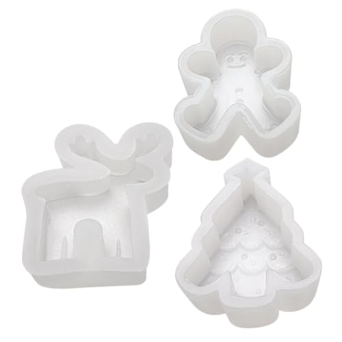 Homoyoyo 3 Stück Teiliges Silikon Kerzenformen Weihnachten DIY Duftkerzen Gießform mit Weihnachtsbaum Lebkuchenmann Rentier Bpa Freies Geruchsneutrales Material Einfache und Schnelles Homoyoyo 3 Stück Teiliges Silikon Kerzenformen Weihnachten DIY Duftkerzen Gießform mit Weihnachtsbaum Lebkuchenmann Rentier Bpa Freies Geruchsneutrales Material Einfache und Schnelles von Homoyoyo