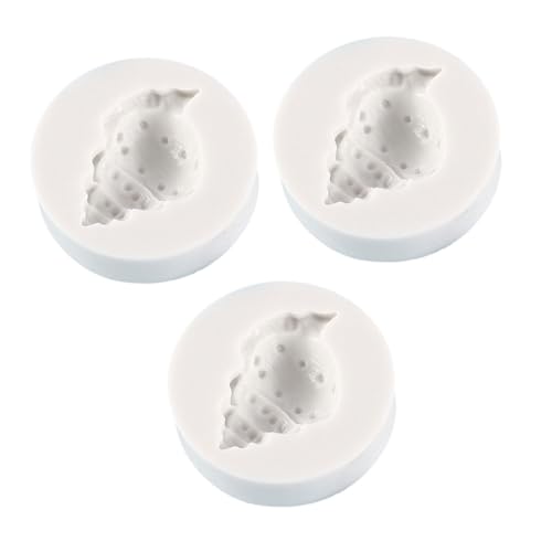 Homoyoyo 3 Stück Teiliges Silikonform Meeresschnecke DIY Gießform Leicht Tragbar mit Klarer Struktur für Seife Basteln und Kinderhandwerk von Homoyoyo