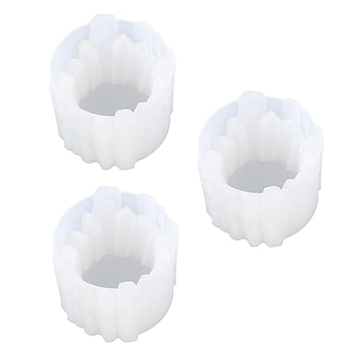 Homoyoyo 3 Stück Teiliges Silikonformset für Kerzenhalter Geometrische Gießform für Diy Kristall Epoxidharz Projekte Flexibel und Leicht zu Reinigen für Bastelenthusiasten Homoyoyo 3 Stück Teiliges Silikonformset für Kerzenhalter Geometrische Gießform für Diy Kristall Epoxidharz Projekte Flexibel und Leicht zu Reinigen für Bastelenthusiasten von Homoyoyo