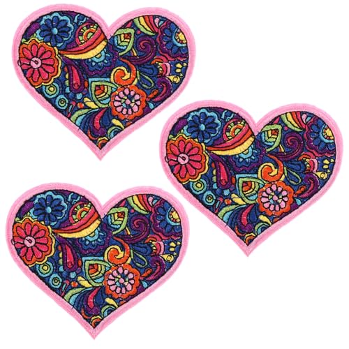 Homoyoyo 3 Stück Teiliges Stickereipatches zum Aufbügeln Dekorative Applikationen für Kleidung Taschen Hüte und Mehr für Diy Projekte und Reparaturen von Homoyoyo