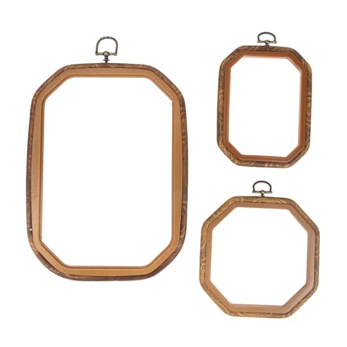 Homoyoyo 3 Stück Teiliges Stickrahmen Robustem PP Verschiedene Achteckig für DIY Kreuzstich und Anfänger stickerei zu Hause Homoyoyo 3 Stück Teiliges Stickrahmen Robustem PP Verschiedene Achteckig für DIY Kreuzstich und Anfänger stickerei zu Hause von Homoyoyo
