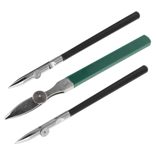 Homoyoyo 3 Stück Teiliges Zeichengerät Set mit Einstellbarer Spitze Zeichnung Stift für Künstler Exakte Strichführung Kompatibel mit Maskierflüssigkeit Geeignet für Verschiedene von Homoyoyo