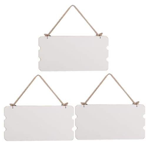 Homoyoyo 3 Stück Unfertige Holzschilder mit Aufhängeseil Rechteckige DIY Holzschilder zum Basteln Wanddeko für Weihnachten Personalisierbare Holztafeln für Handarbeiten und Geschenkideen Homoyoyo 3 Stück Unfertige Holzschilder mit Aufhängeseil Rechteckige DIY Holzschilder zum Basteln Wanddeko für Weihnachten Personalisierbare Holztafeln für Handarbeiten und Geschenkideen von Homoyoyo