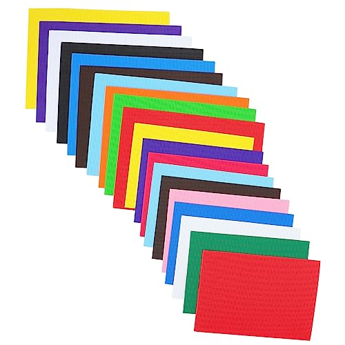 Homoyoyo 30 Blatt Geschenkverpackungspapier Gewellt DIY Bastelpapier Geschenkpapier für Blumensträuße und Verpackungen Robust und Vielseitig für Zuhause Schule und Blumenladen von Homoyoyo