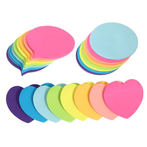 Homoyoyo 30 Blatt Kleine Haftnotizen für Bunte Selbstklebende Notizblöcke für Schule Büro und Zuhause Praktische und Tragbare Memo Sticker von Homoyoyo